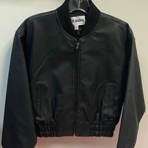 Steve Madden Black Bomber Jacket
